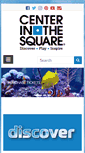 Mobile Screenshot of centerinthesquare.org